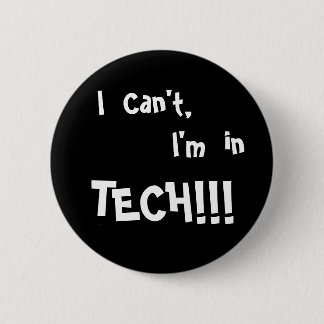 Badge Rond 5 Cm Je ne peux pas me boutonner