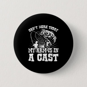 Badge Rond 5 Cm Je Ne Peux Pas Travailler Aujourd'Hui Mes Bras Dan