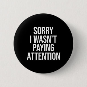 Badge Rond 5 Cm Je ne prêtais pas attention aux amateurs d'autisme