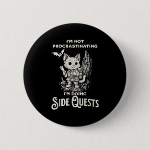 Badge Rond 5 Cm Je ne proteste pas Je fais des quêtes latérales Rp
