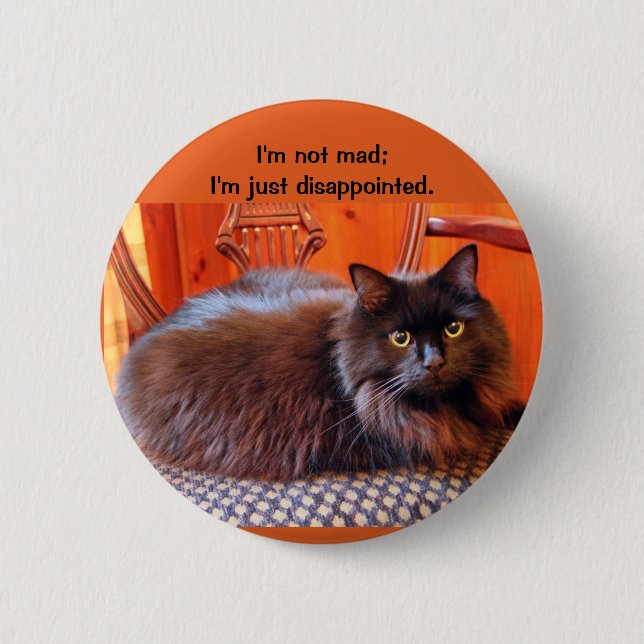 Badge Rond 5 Cm Je ne suis pas fou (Devant)