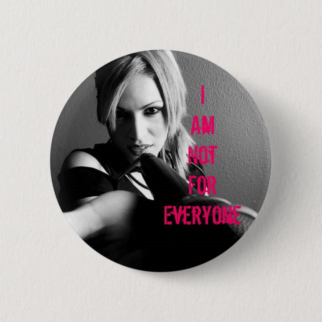 Badge Rond 5 Cm "Je ne suis pas pour chacun" bouton (Devant)