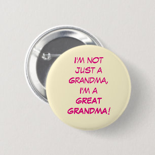 Badge Rond 5 Cm Je ne suis pas simplement une grand-maman, je suis
