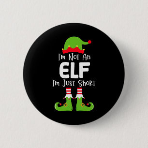 Badge Rond 5 Cm Je ne suis pas un elfe Je ne suis qu'une petite fa