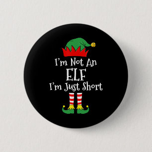 Badge Rond 5 Cm Je ne suis pas un elfe Je suis juste un court méch