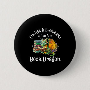 Badge Rond 5 Cm Je ne suis pas un rat de bibliothèque, je suis un
