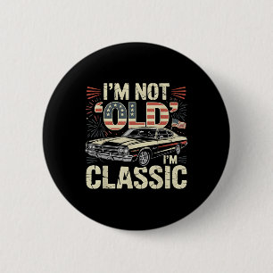Badge Rond 5 Cm Je ne suis pas vieux, je suis drôle clic Clic voit