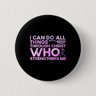 Badge Rond 5 Cm Je Peux Faire Tout Par Le Christ Qui Renforce