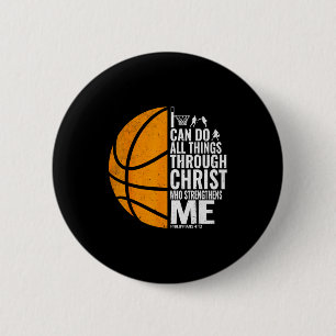 Badge Rond 5 Cm Je peux faire toutes choses par Christ Christian B