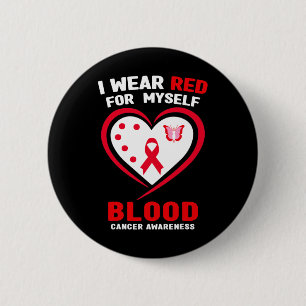 Badge Rond 5 Cm Je Porte Du Rouge Pour Moi Sensibilisation Au Canc