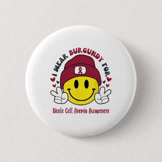 Badge Rond 5 Cm Je Porte La Bourgogne Pour La Sensibilisation À L'