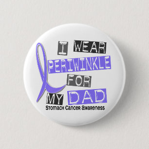 Badge Rond 5 Cm Je porte le bigorneau pour mon cancer de l'estomac
