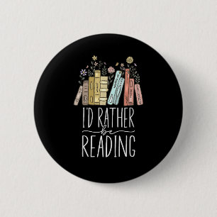 Badge Rond 5 Cm Je préfère lire