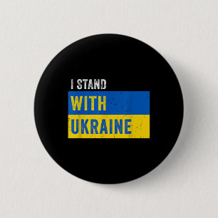 Badge Rond 5 Cm Je Prends Position Avec L'Ukraine _ Arrêtez Poutin