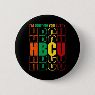 Badge Rond 5 Cm Je soutiens chaque diplômé Hbcu du Mois de l'Histo