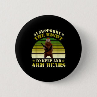 Badge Rond 5 Cm Je soutiens le droit de garder et de porter des ou