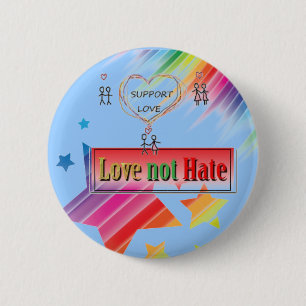 Badge Rond 5 Cm je soutiens love2