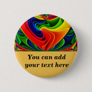 Badge Rond 5 Cm Je Suis ! ! !