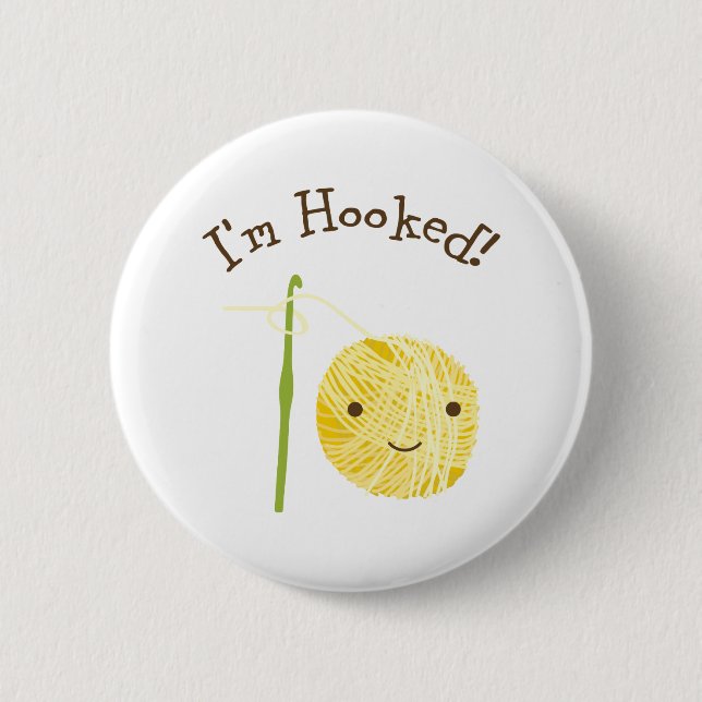 Badge Rond 5 Cm Je suis accro (Devant)