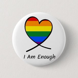 Badge Rond 5 Cm Je suis assez