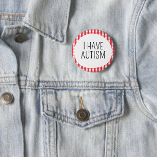 Badge Rond 5 Cm Je suis autiste