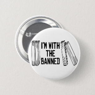 Badge Rond 5 Cm Je suis avec les interdits
