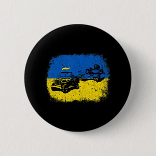 Badge Rond 5 Cm Je Suis Avec L'Ukraine Un Amusant Agriculteur Ukra