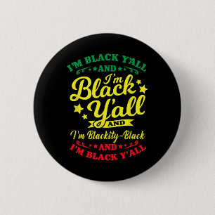 Badge Rond 5 Cm Je suis Black African American Black Pride Blackit