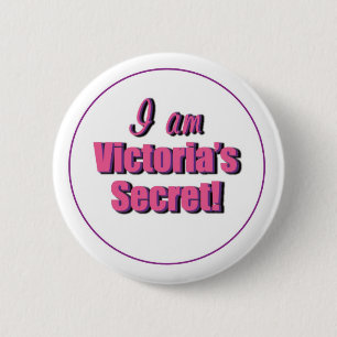 Badge Rond 5 Cm Je suis bouton de Victoria's Secret