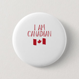 Badge Rond 5 Cm Je suis Canadien
