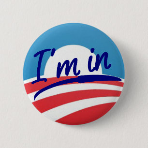 Badge Rond 5 Cm Je suis dans le bouton