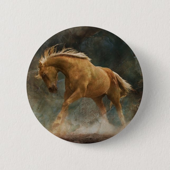 Badge Rond 5 Cm Je suis d'or (Devant)