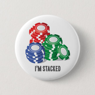 Badge Rond 5 Cm Je suis empilé