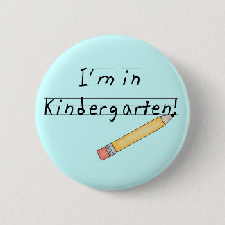 Badge Rond 5 Cm Je suis en T-shirts et cadeaux de jardin d'enfants