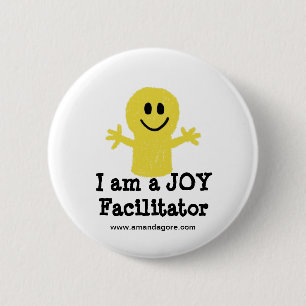 Badge Rond 5 Cm Je suis facilitateur de joie