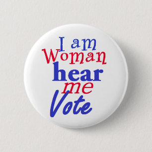 BADGE ROND 5 CM JE SUIS FEMME