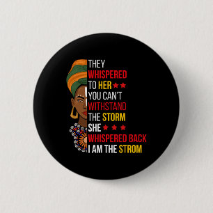Badge Rond 5 Cm Je Suis Fier De La Tempête Bhm Fier Africain Am