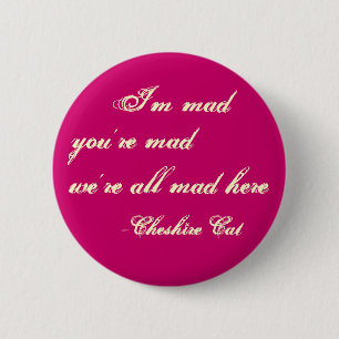 Badge Rond 5 Cm Je suis fou
