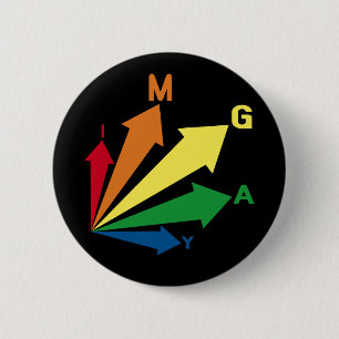 Badge Rond 5 Cm je suis gay
