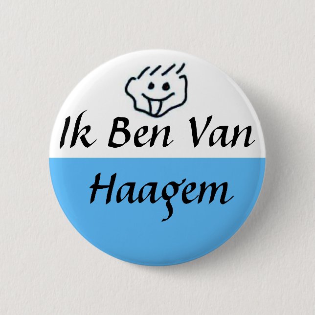 Badge Rond 5 Cm Je suis Haagem (Devant)