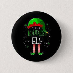 Badge Rond 5 Cm Je suis la famille des elfes la plus forte qui cor