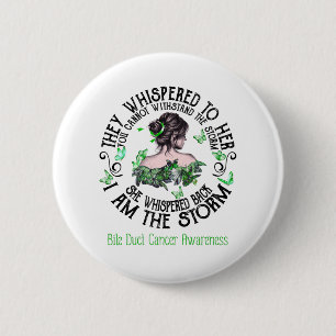 Badge Rond 5 Cm Je Suis La Tempête Bile Duct Sensibilisation au c