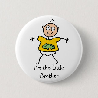 Badge Rond 5 Cm Je suis le bouton de petit frère