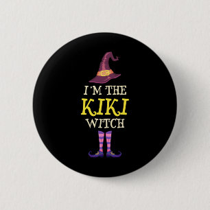 Badge Rond 5 Cm Je suis le costume de sorcière Kiki Halloween drôl