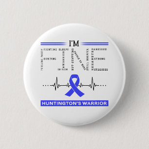 Badge Rond 5 Cm Je suis le guerrier de Fine Huntington