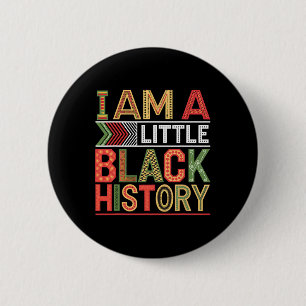 Badge Rond 5 Cm Je suis le petit Mois de l'histoire des Noirs Afro