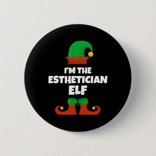 Badge Rond 5 Cm Je suis le pyjama de Noël de la famille d'esthétic