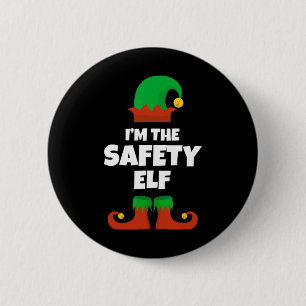 Badge Rond 5 Cm Je suis le pyjama de Noël drôle de la famille de l