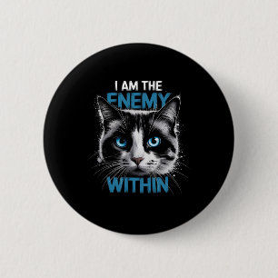 Badge Rond 5 Cm Je suis l'ennemi intérieur votant Trump élection T
