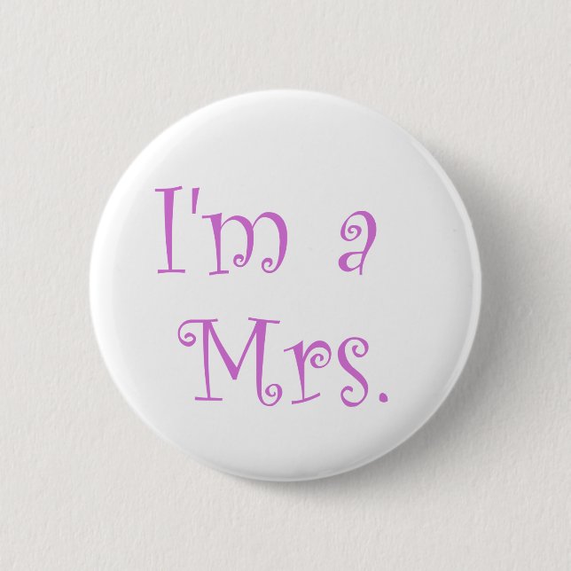 Badge Rond 5 Cm Je suis Mme (Devant)